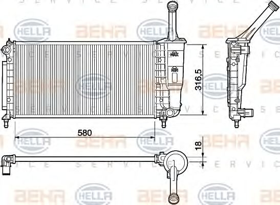 Radiator, racire motor