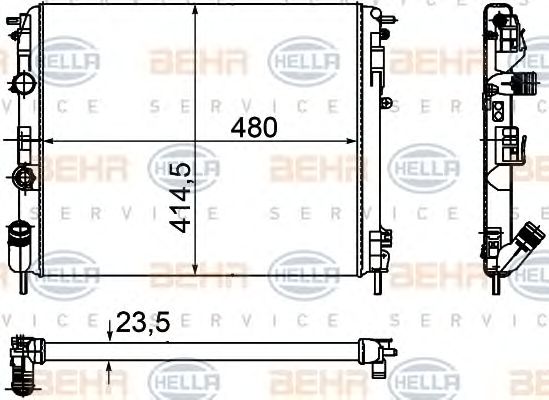 Radiator, racire motor