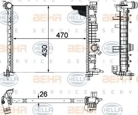 Radiator, racire motor