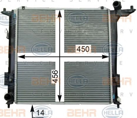 Radiator, racire motor KIA CEE'D 2,0CRDI 08-