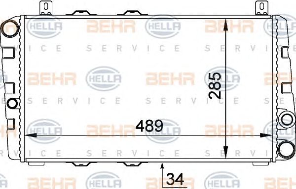 Radiator, racire motor SKODA FELICIA/FAVORIT 92-