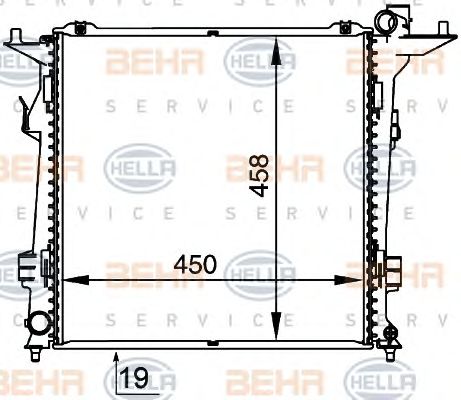 Radiator, racire motor KIA CEE'D 2,0CRDI 07-