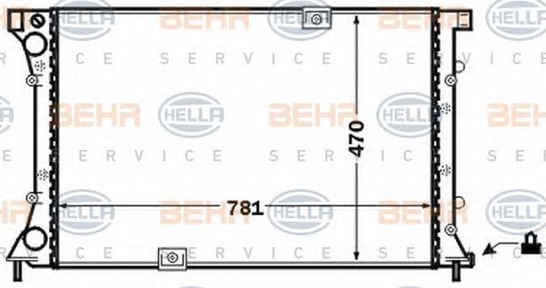 Radiator, racire motor RENAULT TRAFIC II 03-