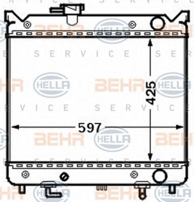 Radiator, racire motor SUZUKI GRAND VITARA 98- 2.7