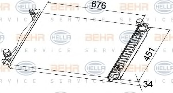 Radiator, racire motor AUDI A6 2,4/3,0TDI 05-