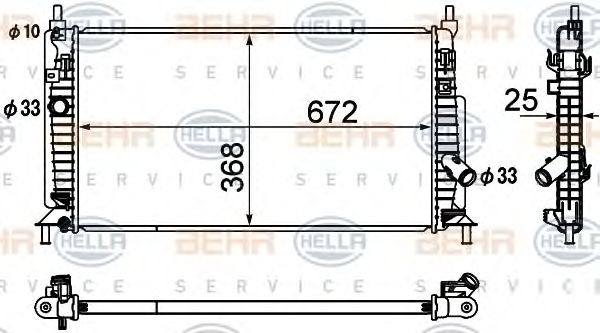 Radiator, racire motor