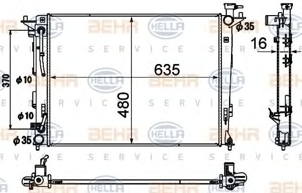 Radiator, racire motor