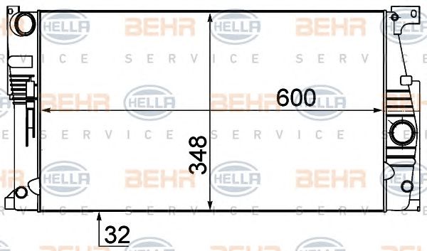 Radiator, racire motor BMW 1/3/4 F20/F21/F30 11-