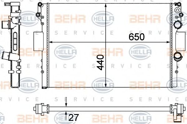 Radiator, racire motor IVECO DAILY II 99-