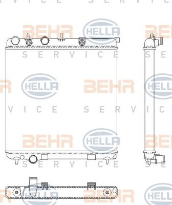 Radiator, racire motor PEUGEOT 207 07- 208 12-