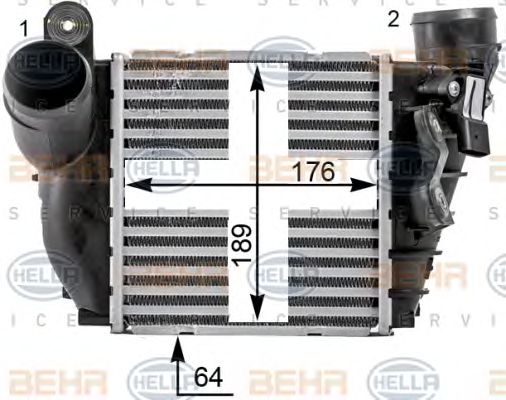 Intercooler, compresor