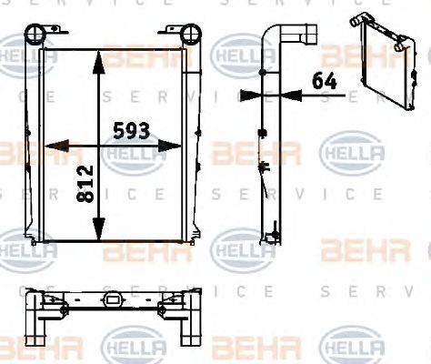 Intercooler, compresor