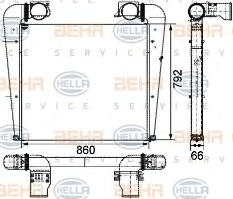 Intercooler, compresor