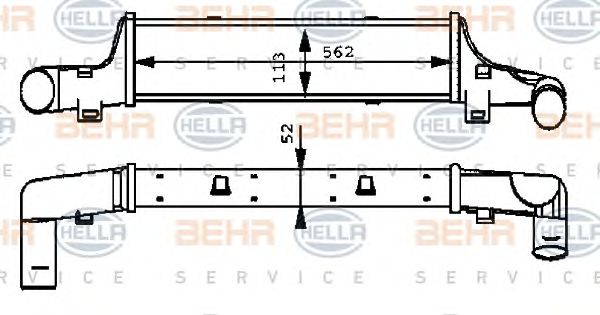 Intercooler, compresor