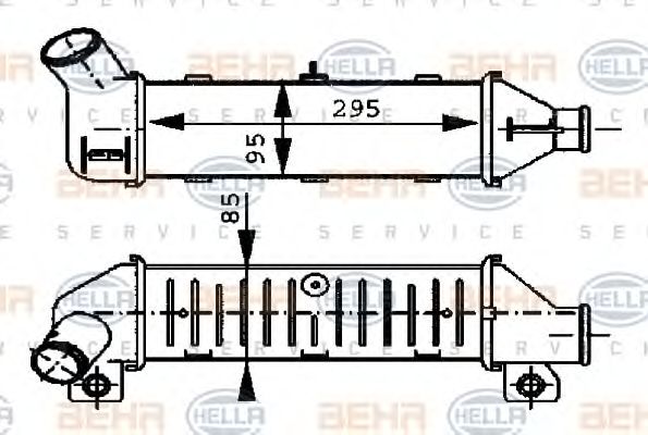 Intercooler, compresor VW POLO 1,9TDI 96-