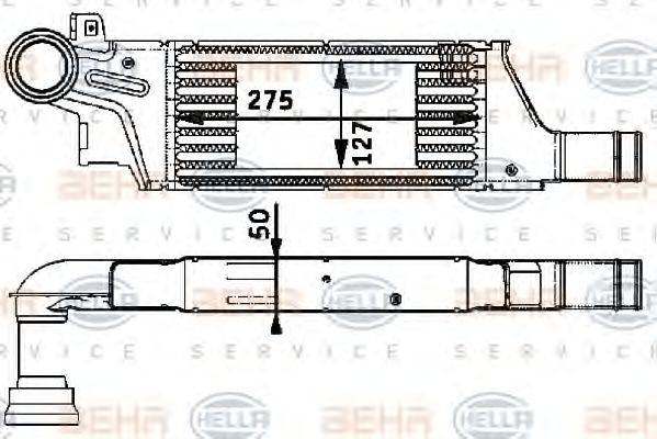 Intercooler, compresor