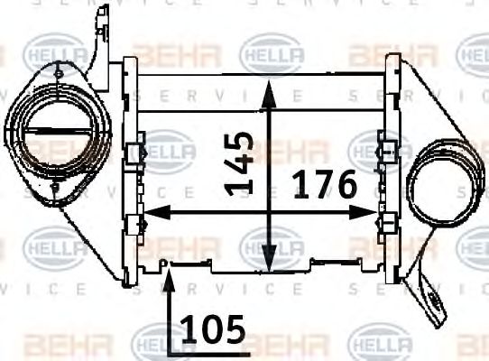 Intercooler, compresor