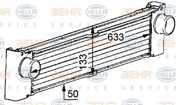 Intercooler, compresor MERCEDES-BENZ VITO 03-