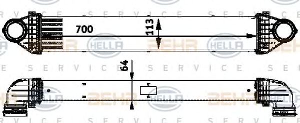 Intercooler, compresor MERCEDES-BENZ W169 A-CLASSE 04-