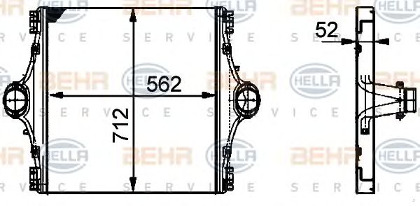 Intercooler, compresor