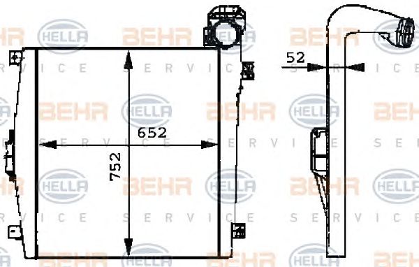 Intercooler, compresor