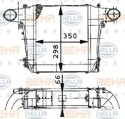 Intercooler, compresor