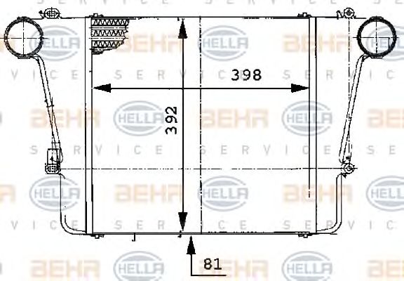 Intercooler, compresor