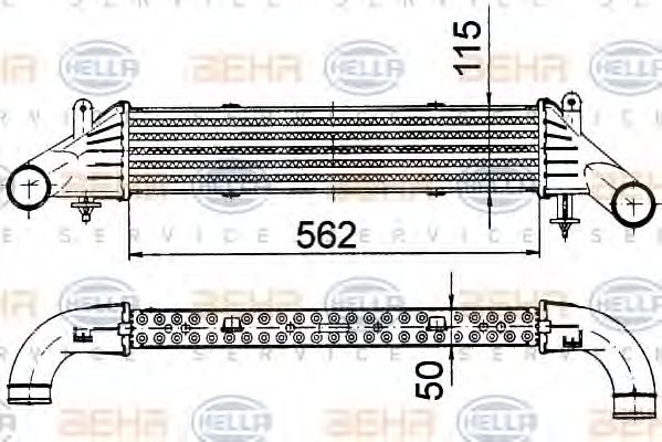 Intercooler, compresor