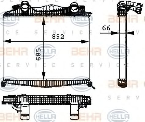 Intercooler, compresor