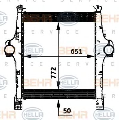 Intercooler, compresor