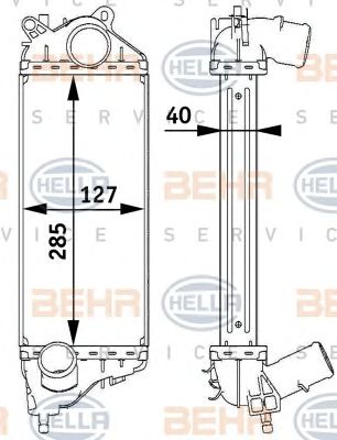 Intercooler, compresor