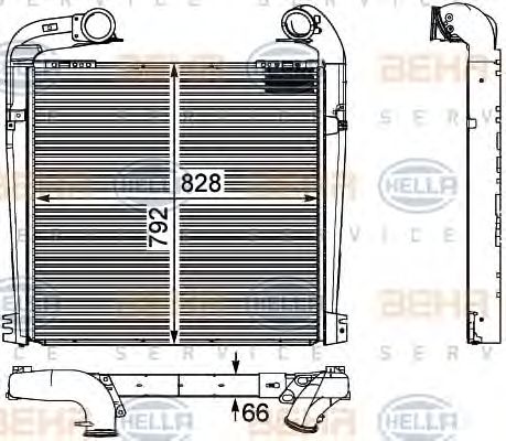 Intercooler, compresor