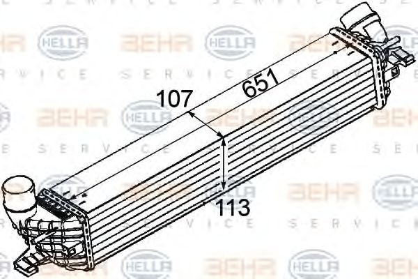 Intercooler, compresor