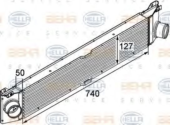 Intercooler, compresor FIAT DUCATO 2,3D 06-