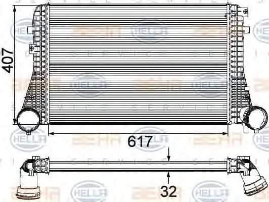 Intercooler, compresor