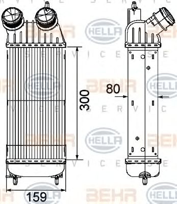 Intercooler, compresor