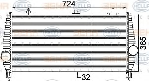 Intercooler, compresor CITROEN C5 2,2HDI/2,7HDI PEUGEOT 407