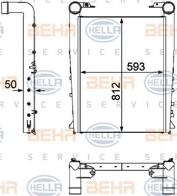 Intercooler, compresor