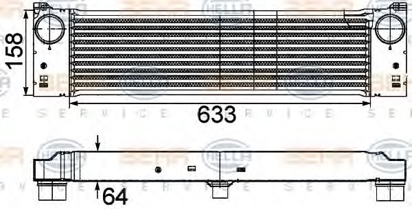 Intercooler, compresor