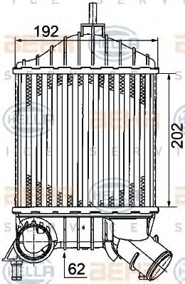 Intercooler, compresor FIAT PUNTO 1,9JTD 99-