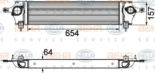 Intercooler, compresor NISSAN X-TRAIL