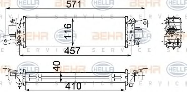 Intercooler, compresor