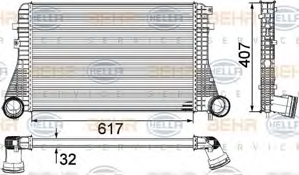 Intercooler, compresor