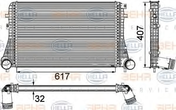 Intercooler, compresor