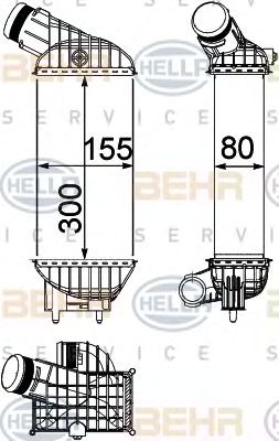 Intercooler, compresor