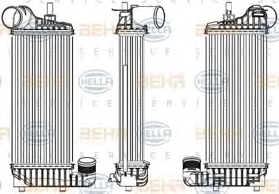 Intercooler, compresor