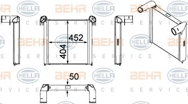 Intercooler, compresor