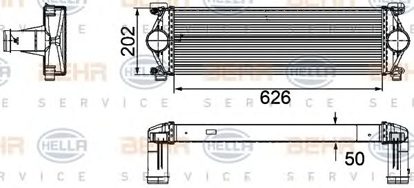 Intercooler, compresor