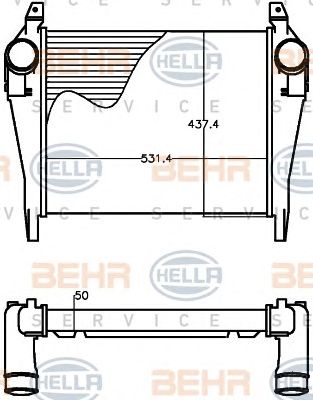 Intercooler, compresor