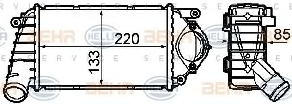 Intercooler, compresor